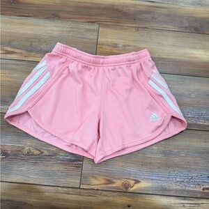 Adidas Women's Light Pink Athletic Shorts